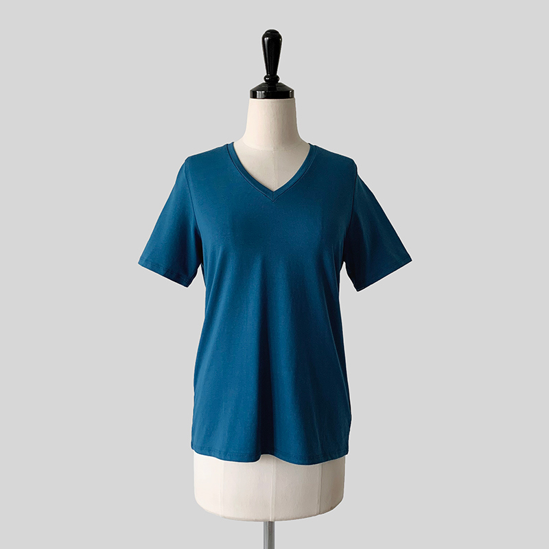 반팔 티셔츠 딥블루 색상 이미지-S1L24